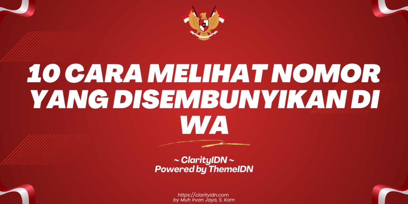 10 Cara Melihat Nomor yang Disembunyikan di WA