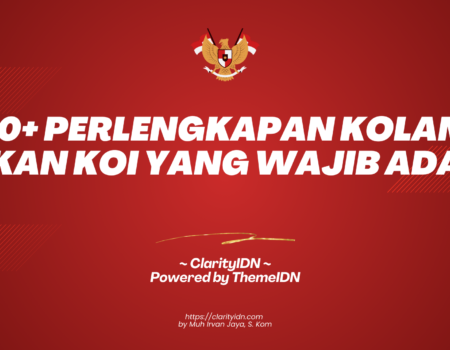 10+ Perlengkapan Kolam Ikan KOI yang Wajib Ada!