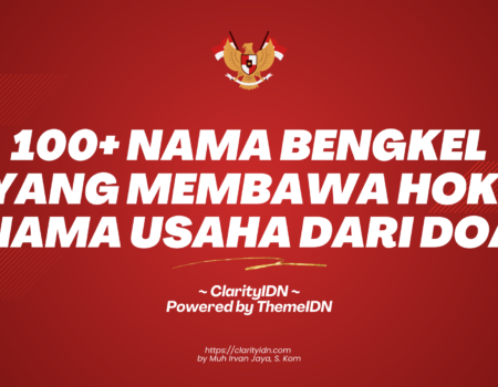 100+ Nama Bengkel yang Membawa Hoki (Nama Usaha dari DOA)