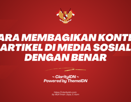Cara Membagikan Konten Artikel di Media Sosial dengan Benar