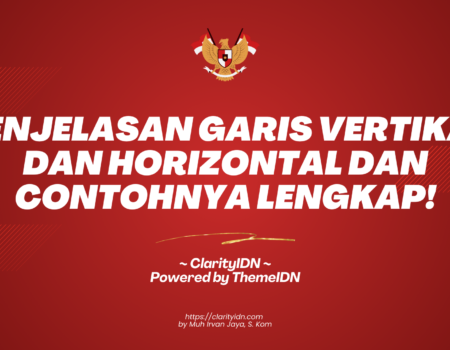Penjelasan Garis Vertikal dan Horizontal dan Contohnya Lengkap!
