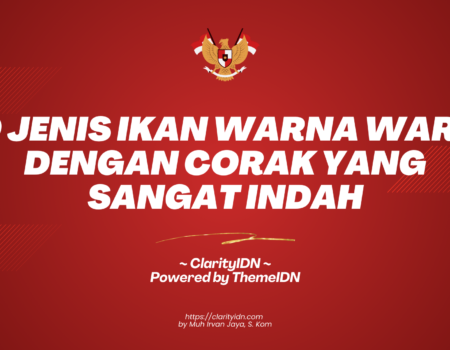 50 Jenis Ikan Warna Warni dengan Corak yang Sangat Indah