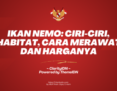 Ikan Nemo: Ciri-ciri, Habitat, Cara Merawat dan Harganya